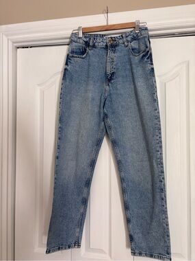 Zara Men's Straight Light Blue Denim Jeans
